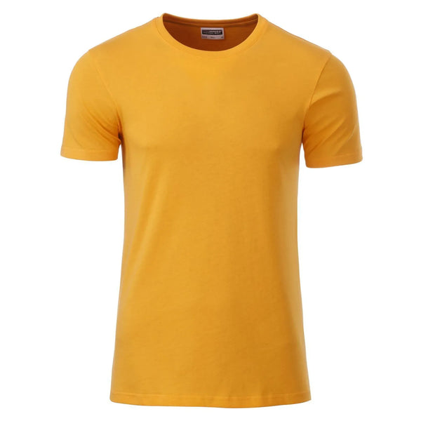 T-shirt Mens Basic-t gold-yellow / S - personalizzabile con logo