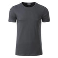T-shirt Mens Basic-t graphite / S - personalizzabile con logo