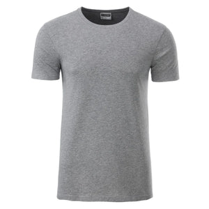 T-shirt Mens Basic-t grey-heather / S - personalizzabile con logo