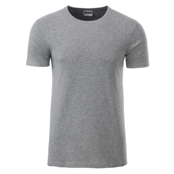 T-shirt Mens Basic-t grey-heather / S - personalizzabile con logo