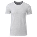T-shirt Mens Basic-t grigio / S - personalizzabile con logo