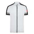 T-shirt Mens Bike-t Full Zip bianco / S - personalizzabile con logo