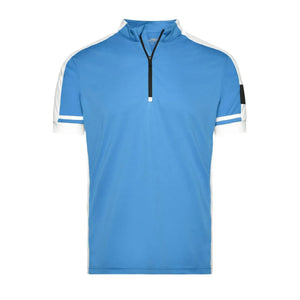 T-shirt Mens Bike-t Half Zip cobalt / S - personalizzabile con logo