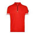 T-shirt Mens Bike-t Half Zip rosso / S - personalizzabile con logo