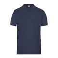 T-shirt Mens Bio Stretch-t Work - Solid blu / XS - personalizzabile con logo