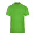 T-shirt Mens Bio Stretch-t Work - Solid lime-green / XS - personalizzabile con logo