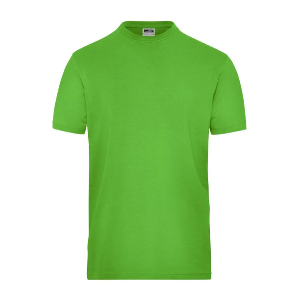 T-shirt Mens Bio Stretch-t Work - Solid lime-green / XS - personalizzabile con logo