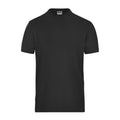 T-shirt Mens Bio Stretch-t Work - Solid nero / XS - personalizzabile con logo