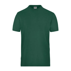 T-shirt Mens Bio Stretch-t Work - Solid verde / XS - personalizzabile con logo