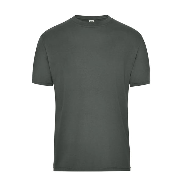 T-shirt Mens Bio Workwear dark-grey / XS - personalizzabile con logo