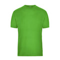 T-shirt Mens Bio Workwear lime-green / XS - personalizzabile con logo