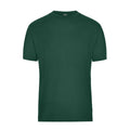 T-shirt Mens Bio Workwear verde / XS - personalizzabile con logo