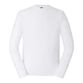 T-shirt Mens Classic maniche lunghe bianco / XS - personalizzabile con logo