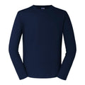 T-shirt Mens Classic maniche lunghe blu / XS - personalizzabile con logo