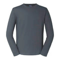 T-shirt Mens Classic maniche lunghe grigio / XS - personalizzabile con logo