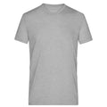 T-shirt Mens Heather grigio / S - personalizzabile con logo