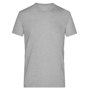 T-shirt Mens Heather grigio / S - personalizzabile con logo