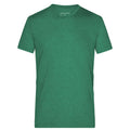 T-shirt Mens Heather verde / S - personalizzabile con logo