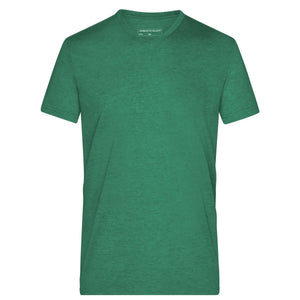 T-shirt Mens Heather verde / S - personalizzabile con logo