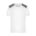 T-shirt Mens Running Grs bianco / S - personalizzabile con logo