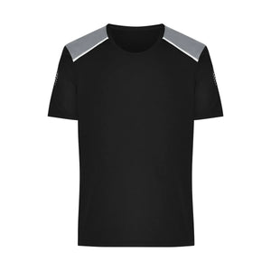 T-shirt Mens Running Grs nero / S - personalizzabile con logo