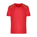 T-shirt Mens Running Grs rosso / S - personalizzabile con logo