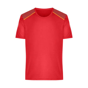 T-shirt Mens Running Grs rosso / S - personalizzabile con logo