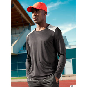 T-shirt Mens Running Shirt maniche lunghe Grs - personalizzabile con logo