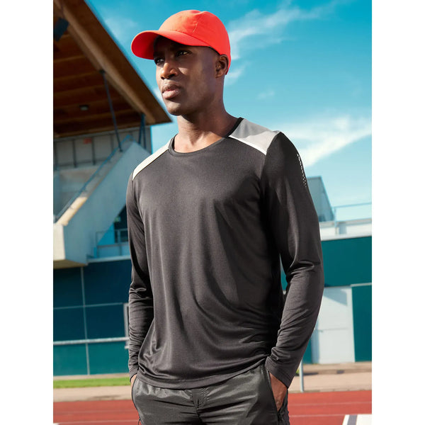 T-shirt Mens Running Shirt maniche lunghe Grs - personalizzabile con logo