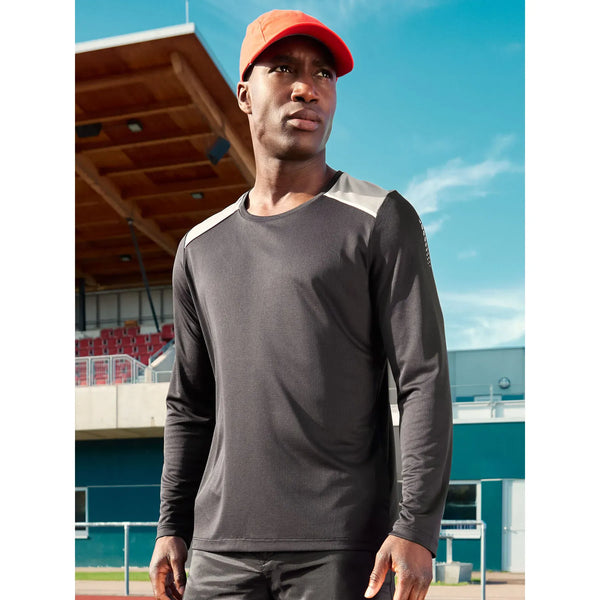 T-shirt Mens Running Shirt maniche lunghe Grs - personalizzabile con logo