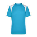 T-shirt Mens Running-t azzurro / S - personalizzabile con logo