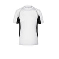 T-shirt Mens Running-t bianco / S - personalizzabile con logo