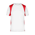 T-shirt Mens Running-t bianco / S - personalizzabile con logo