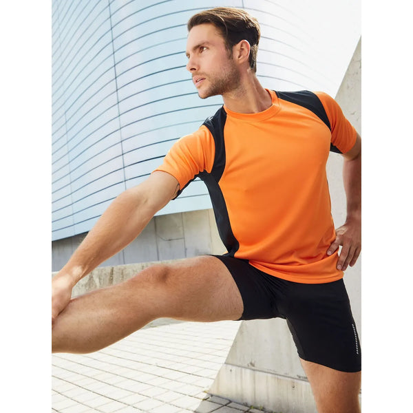 T-shirt Mens Running-t - personalizzabile con logo
