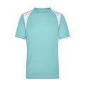 T-shirt Mens Running-t mint/white / S - personalizzabile con logo