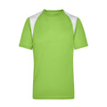T-shirt Mens Running-t verde / S - personalizzabile con logo