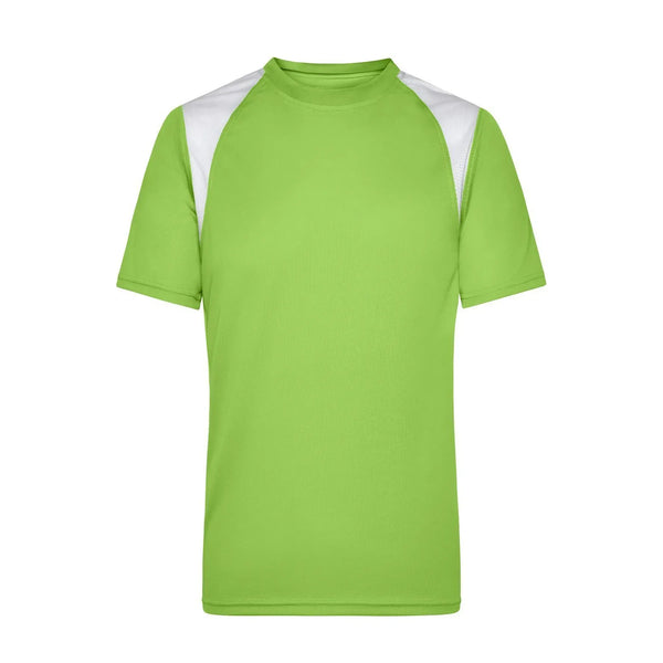 T-shirt Mens Running-t verde / S - personalizzabile con logo