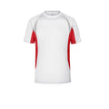 T-shirt Mens Running-t white/red / S - personalizzabile con logo