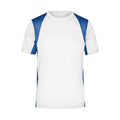 T-shirt Mens Running-t white/royal / S - personalizzabile con logo