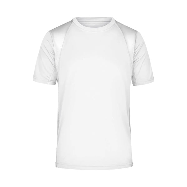 T-shirt Mens Running-t white/white / S - personalizzabile con logo