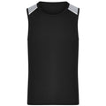 T-shirt Mens Running Tank Grs nero / S - personalizzabile con logo