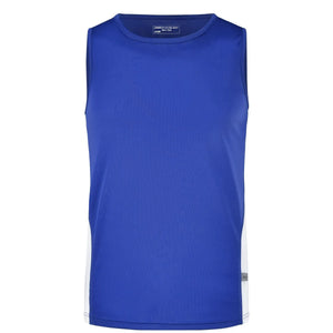 T-shirt Mens Running Tank royal / S - personalizzabile con logo