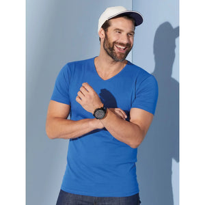 T-shirt Mens Slim Fit V-t - personalizzabile con logo