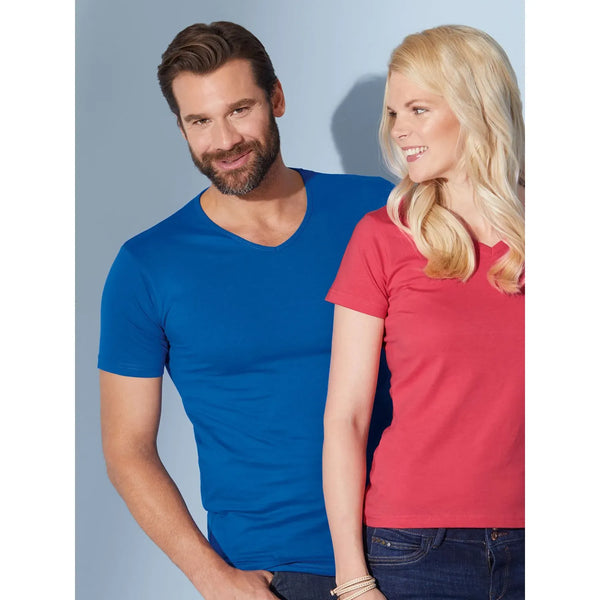 T-shirt Mens Slim Fit V-t - personalizzabile con logo