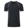 T-shirt Mens Sport black/white / S - personalizzabile con logo