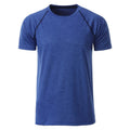 T-shirt Mens Sport blu / S - personalizzabile con logo