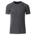 T-shirt Mens Sport grigio / S - personalizzabile con logo