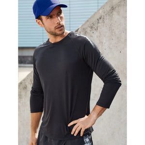 T-shirt Mens Sports Shirt Long-sleeved - personalizzabile con logo