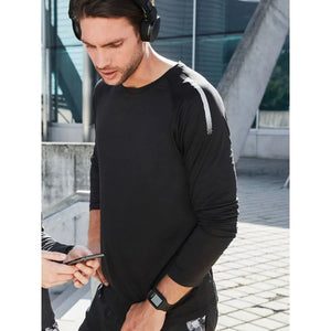 T-shirt Mens Sports Shirt Long-sleeved - personalizzabile con logo