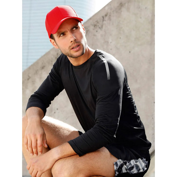 T-shirt Mens Sports Shirt Long-sleeved - personalizzabile con logo